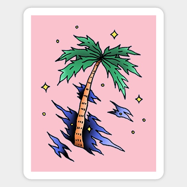 Palm Tree Magnet by kalla